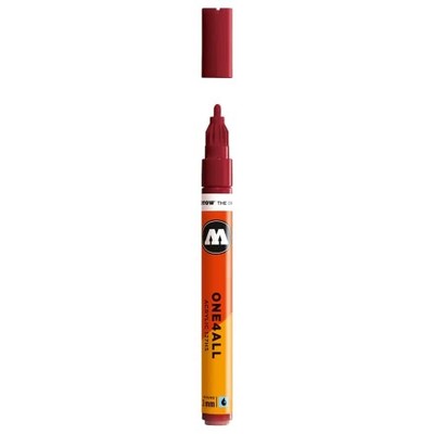  ONE4ALL Acrylic Paint Marker, 2mm, 1 Each (127.204) Paint Marker - 2mm Burgundy