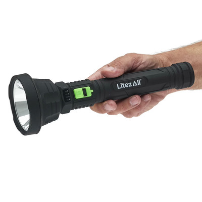 LitezAll Rechargeable ULTAC2 1000 Lumen LED Flashlight   Ultra-Bright, Lightweig