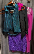 Dance wear And Evening Dress Sequin Dragwear