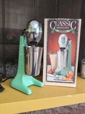 HAMILTON BEACH DrinkMaster Classic Milkshake Maker Anniversary Edition Green+Box