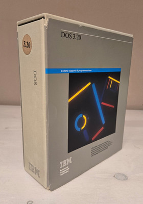 IBM PC DOS 3.20 für PC 5150 XT 5160 AT 5170 & Floppy 5,25'' funktionsfähig italienisch