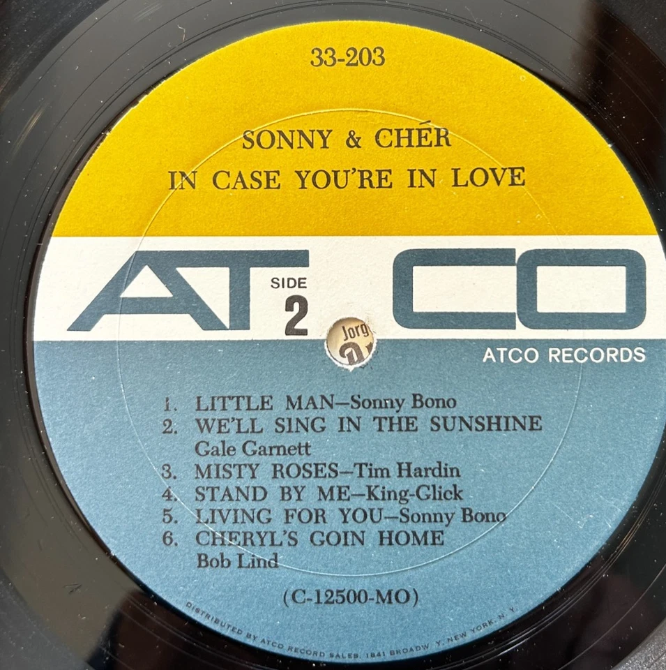 Sonny & Cher - In Case You're in Love - OG 1967 Atco LP - Shrink - Beat Goes On - Image 4 of 4