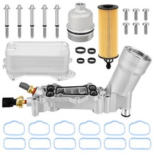 Upgrade Full Aluminum Oil Filter Housing For 17-18 Dodge Jeep Chrysler Ram 3.6l
