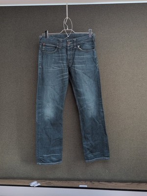 Evisu x Puma Jeans W34 L32 blau Denim Selvedge Style Logo Tasche selten 
