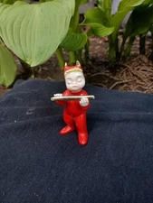 Vintage Napco Red Devil Flute Player