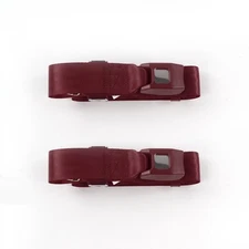 Early Cars 1900 - 1927 Standard 2pt Burgandy Lap Bucket Seat Belt Kit - 2 Belts 