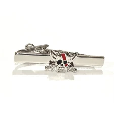 Skull And Cross Swords Tie Clip Men Birthday Wedding Fashion Daily Wear Tie Bar