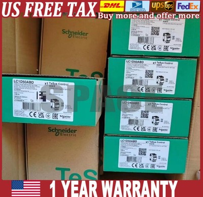1pcs Schneider LC1D50ABD 24VDC contactor 3Poles 50A