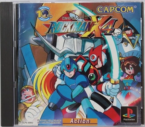 Mega Man Rockman X4 X5 X6 X7 X8 & command mission set PS1 PS2  PlayStation Japan - Image 4 of 4