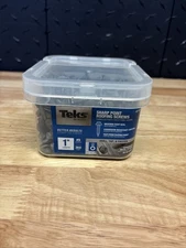 Teks #9 x 1 in. HEX WASHER HEAD SHARP PT METAL-TO-WOOD ROOFING SCREWS 360CT
