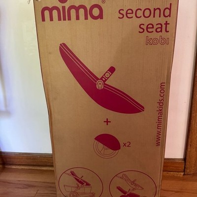 New in Box Mima Kobi second seat stroller kit with rear mudguards