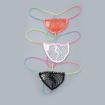 3PCS Sexy Men's T-Back G-string Thong Bikini Underwear Pouch Briefs Underpants #