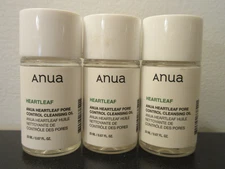 3 Anua Heartleaf Pore Control Cleansing Oil 0.67 oz each SALE HELPS DOGS & CATS!