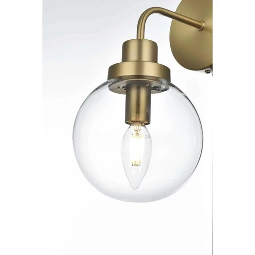 Living District LD7031W8SG Hanson Bathroom Vanity Light Satin Gold - Picture 4 of 8