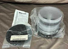 WHELEN, NASCAR STROBE BEACON, GREEN LED, Model L21E, 25 DIFFERENT FLASH PATTERNS