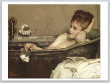 The Bath Alfred Stevens Painting Impressionism Post Impressionism Postcard
