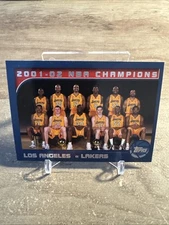 2002-03 Topps #184 Los Angeles Lakers 2001-02 NBA Champions Free Ship