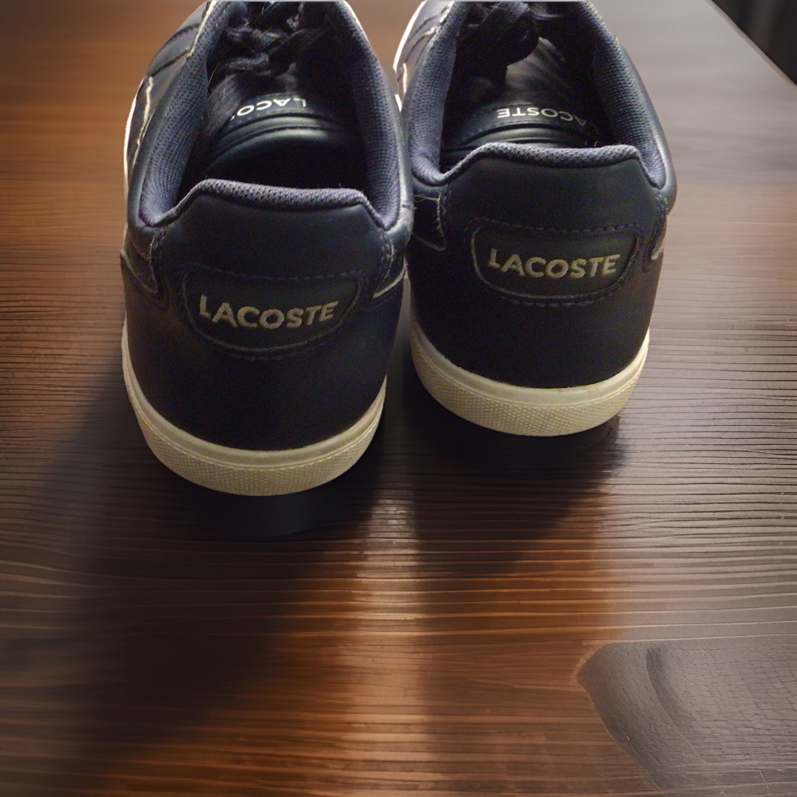 Lacoste Dark Blue /Navy Shoes Fashion Athletic Sneakers Big Kids Boys Size 7.5 thumbnail 3