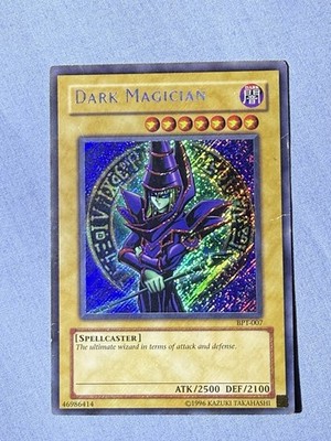 Konami Yu-Gi-Oh! Dark Magician BPT-007 Spellcaster Holo 1996 Vintage Card