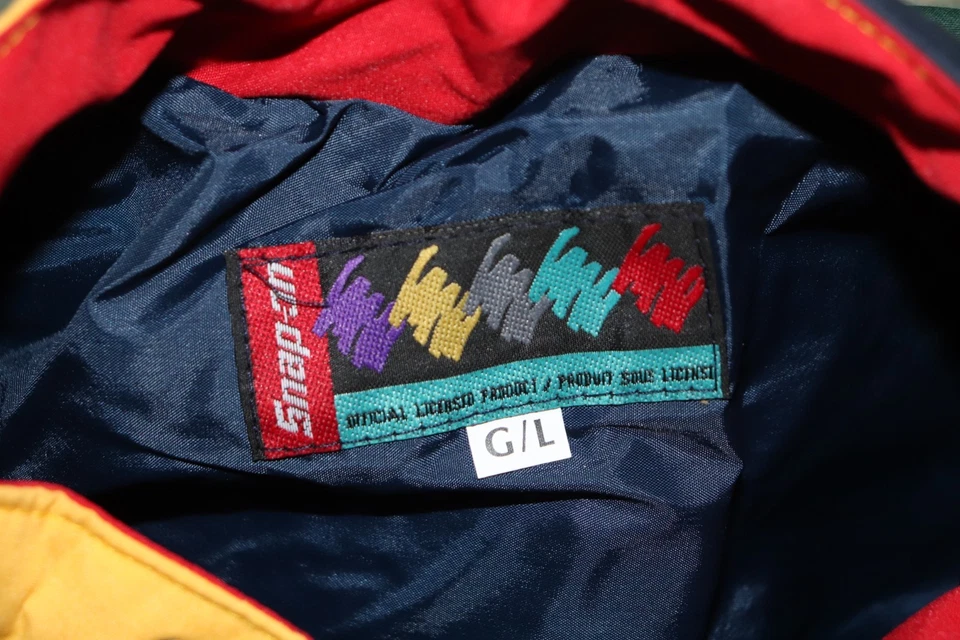 Vintage CHOKO Snap On Tools Racing Jacket LARGE Windbreaker - Image 2 of 4