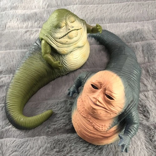 1997 / 1998 Kenner Hasbro | Star Wars (JABBA THE HUTT) Lot of 2 Toy Figures RARE