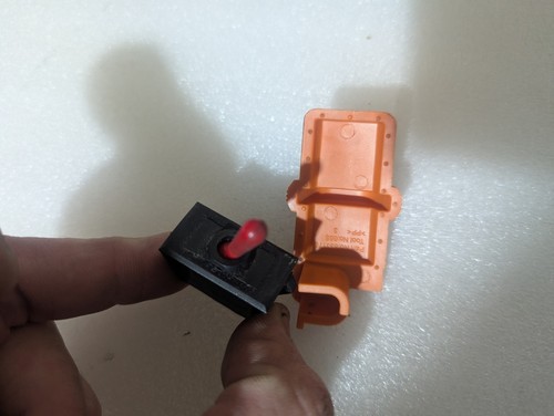 Ridgid HD1600 VAC Power On Off Switch Cover Slide Button Orange Part 833176 Shop - Picture 3 of 3
