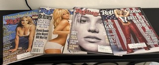 Britney Spears Rolling Stone Magazine Vintage Lot of 4