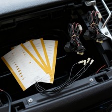 New Universal Built-in Car Seat Heater Kit Fit 2 Seat 12V Alloy Wire Heating Pad