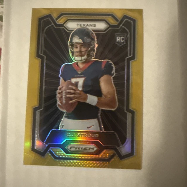 2023 Prizm Cj Stroud Rookie True Gold Variation /10