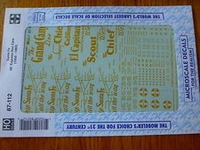 Microscale Decal HO  #87-112  ATSF Freight Express Box Car - Includes Map Logos