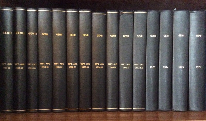 ULTRA RARE—GENII MAGAZINE—15 Hardbound Compilation Volumes (Sept 1957— Dec1976)