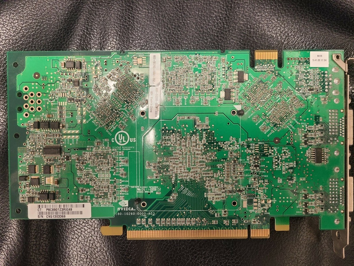 Nvidia Quadro FX 1400 Dual DVI 376006-001 395817-001 900-50260 