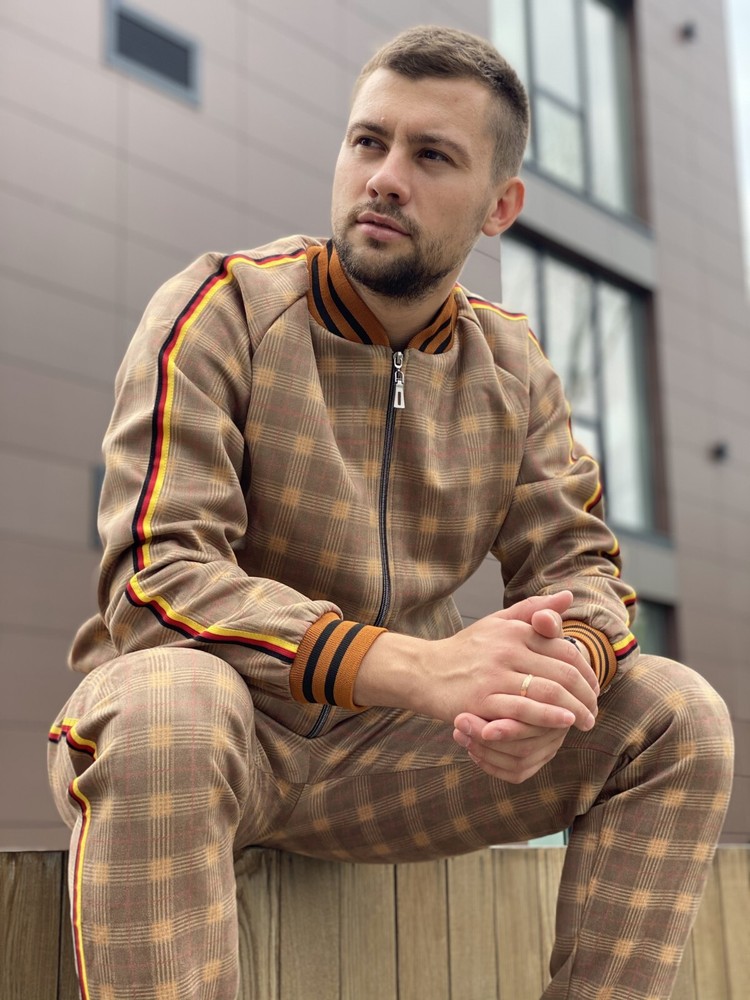 Tracksuit Gentlemen | Men's Tracksuit Set | Gentlemen Tartan | S, M, L, XL, 2XL