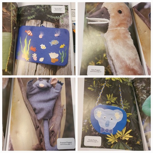 Plush Toy Patterns Book, Australian Animals, Puppets, Toys,By Carolyn Peterson. - Picture 7 of 14