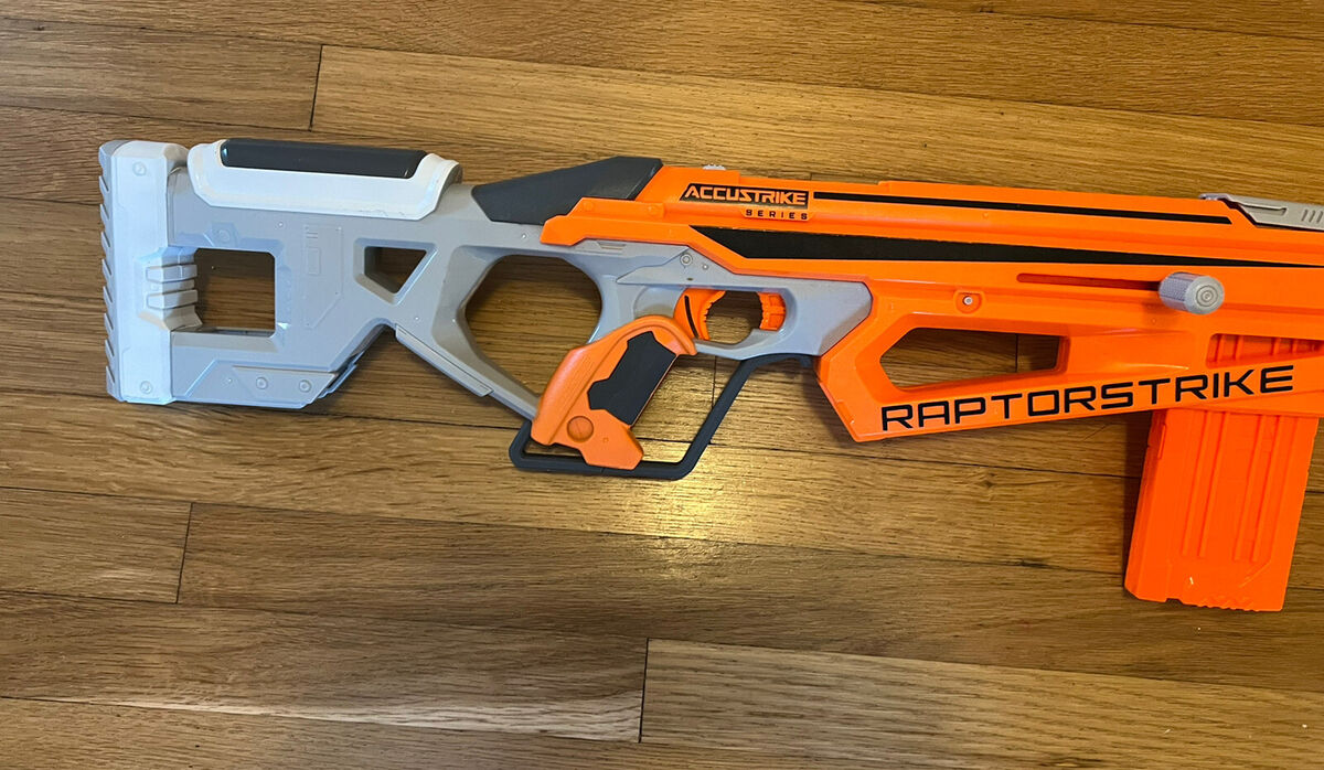 New Nerf Sniper Rifle Accustrike Raptor Strike Blaster Toy Guns