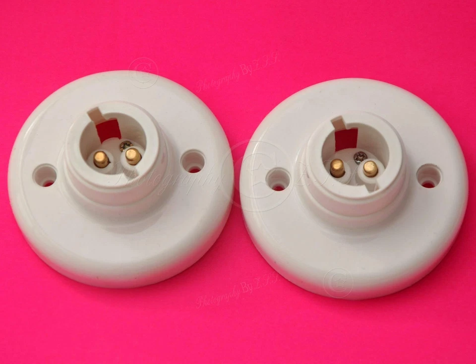 Wired B22 Socket Bayonet Base LED Bulb Lamp Holder Adapter For UK/US/AU/EU Home - Image 2 of 4