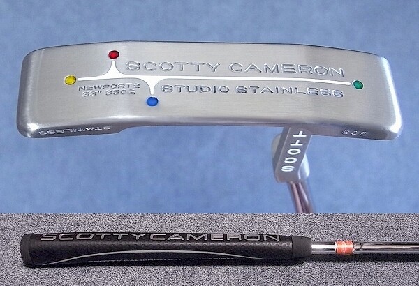 Titleist Scotty Cameron Studio Stainless Newport 2 Putter Titleist Scotty Cameron Studio Stainless Newport 2 Putter