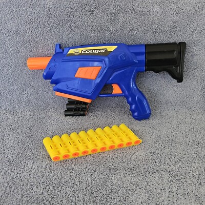 Buzz Bee Toys Air Warriors Cougar Dart Blaster With 2 Magazines