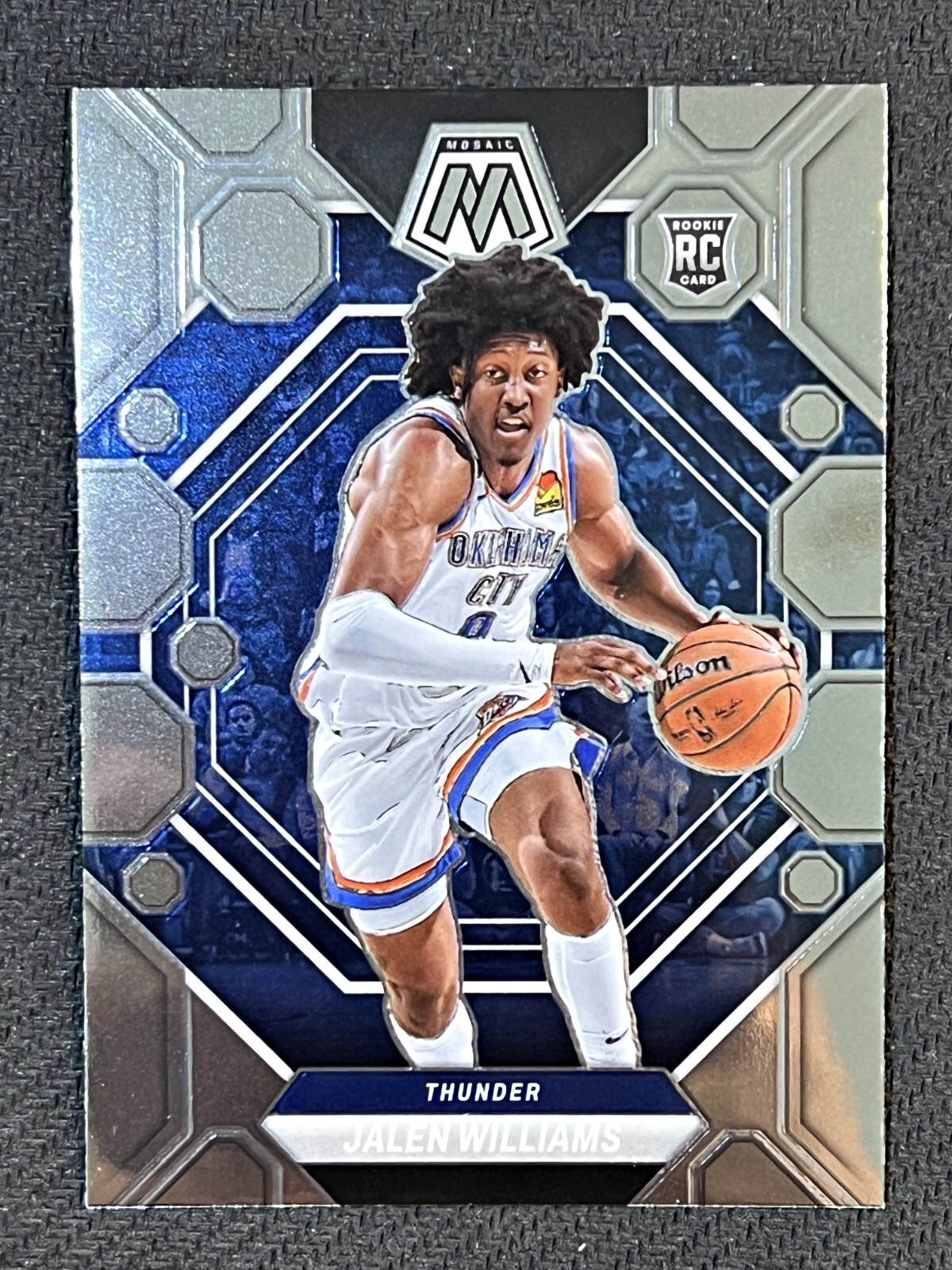 SIGNÉ JALEN WILLIAMS 2022-23 Panini Select Rookie Auto Future OKC