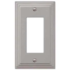 Steps Satin Nickel Switchplate Wall Plate Covers Light Switch