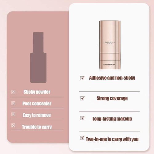 Vivien Beauty Foundation Stick,2 in 1 Vivienbeauty Foundation Stick - Picture 11 of 15