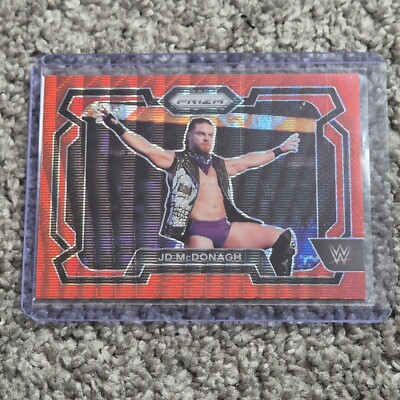 2024 Panini Prizm WWE JD McDonagh Red Wave Parallel