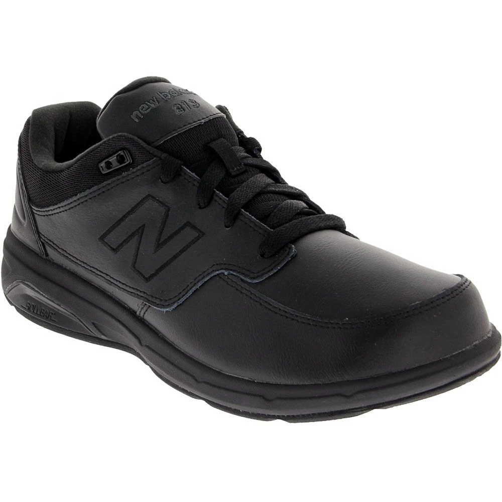 NEW MENS NEW BALANCE MW 813 WT WALKING SHOES Black LEATHER Shoes