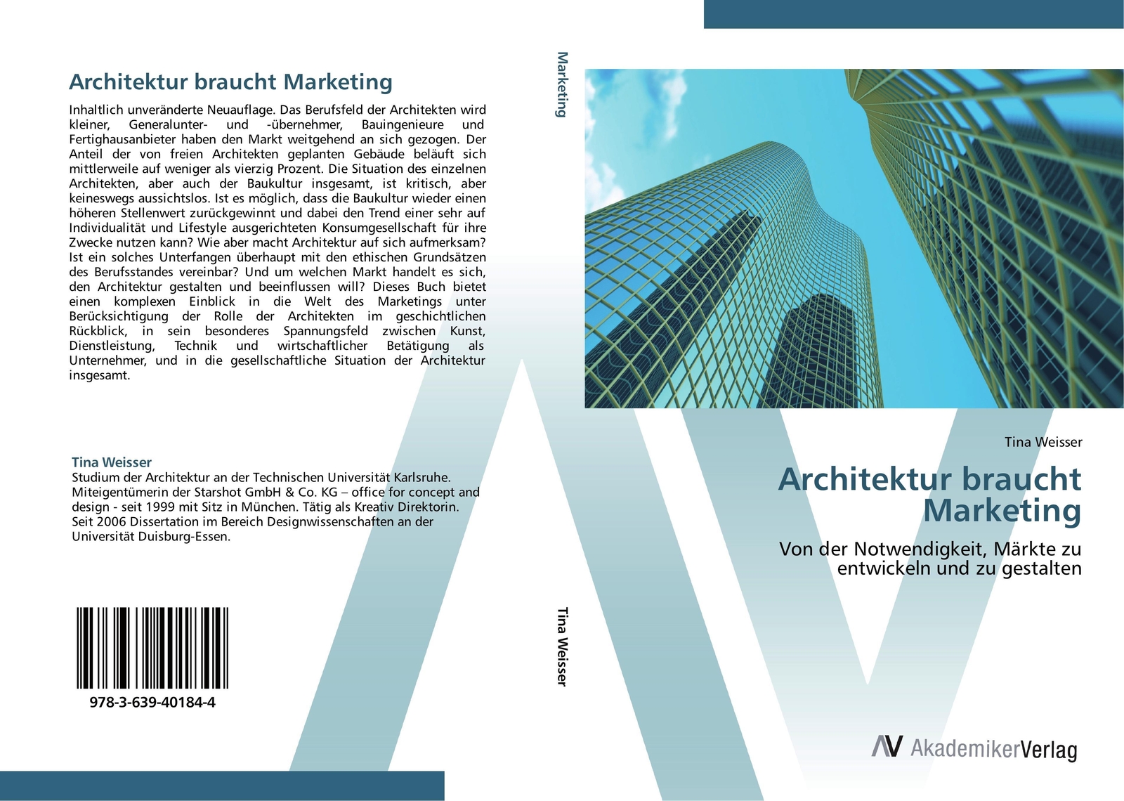 Thumbnail - Tina Weisser | Architektur Braucht Marketing | Taschenbuch | Deutsch