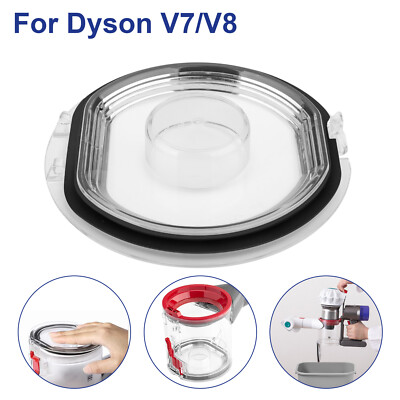 Bin Lid Cap for Dyson V7 / V8 Vacuum Cleaner Replacement Cover with Sealing Ring
