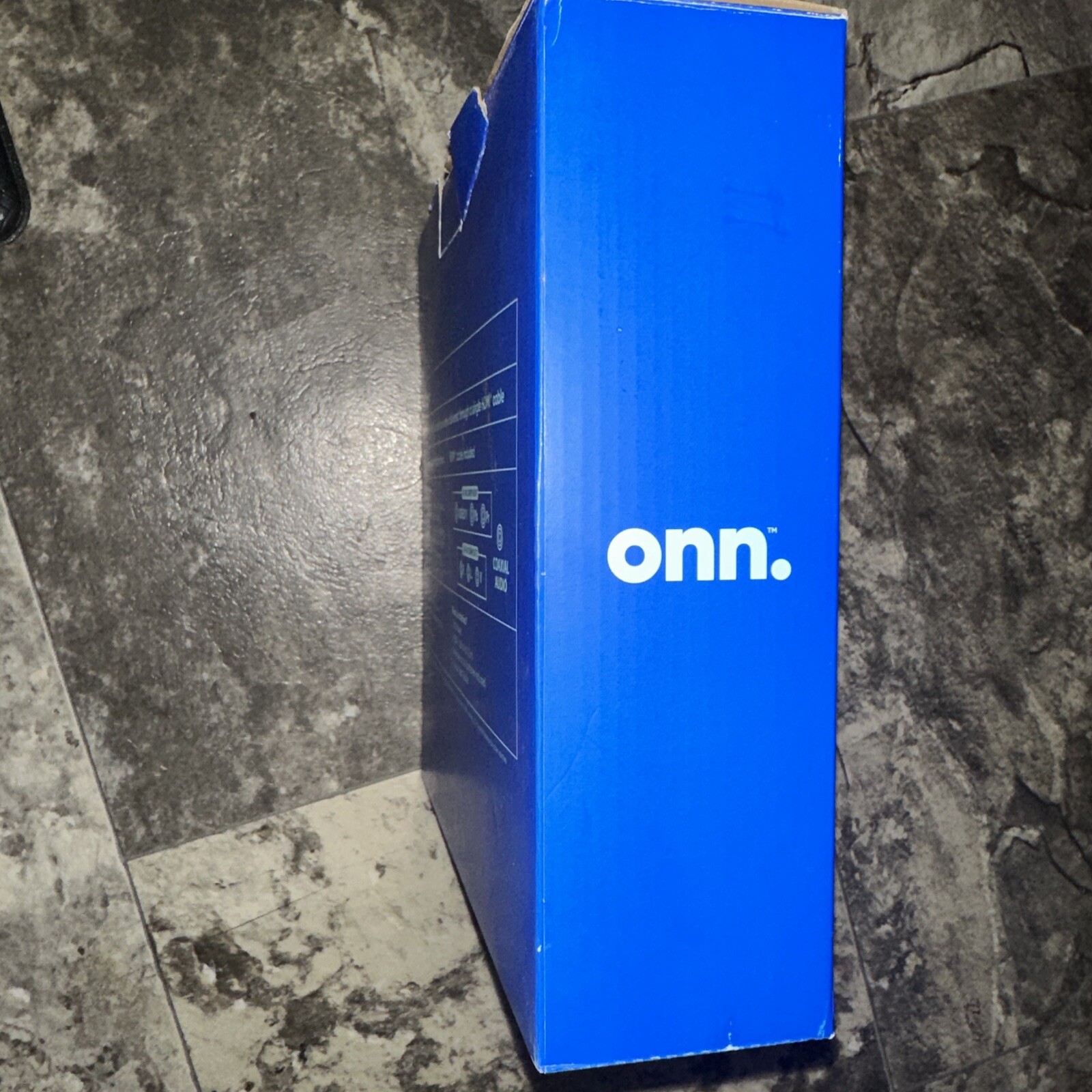 Onn 100008761 HDMI DVD Player open box with hdmi cable . dvd player