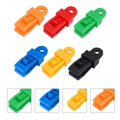 12 Pcs Wind Rope Awnings Clip Outdoor Camping Clamp Windproof Fixing Tool - Zdjęcie 3 z 12
