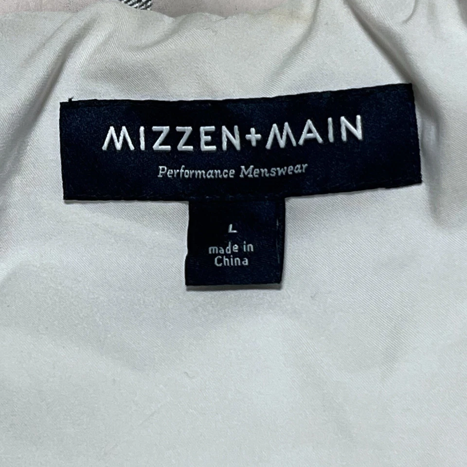 Mizzen+Main Puffer Jacket Mens Large Gray Vest Casual Comfort Outdoor Classic - Image 2 of 4