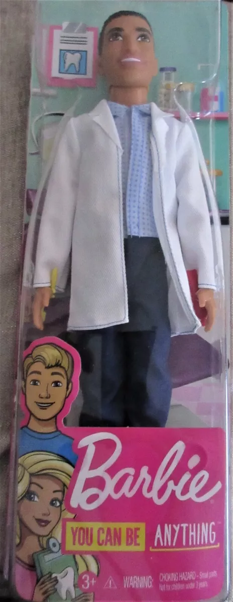 Barbie Ken Dentist Doctor Doll You Can Be Anything NIB NEW