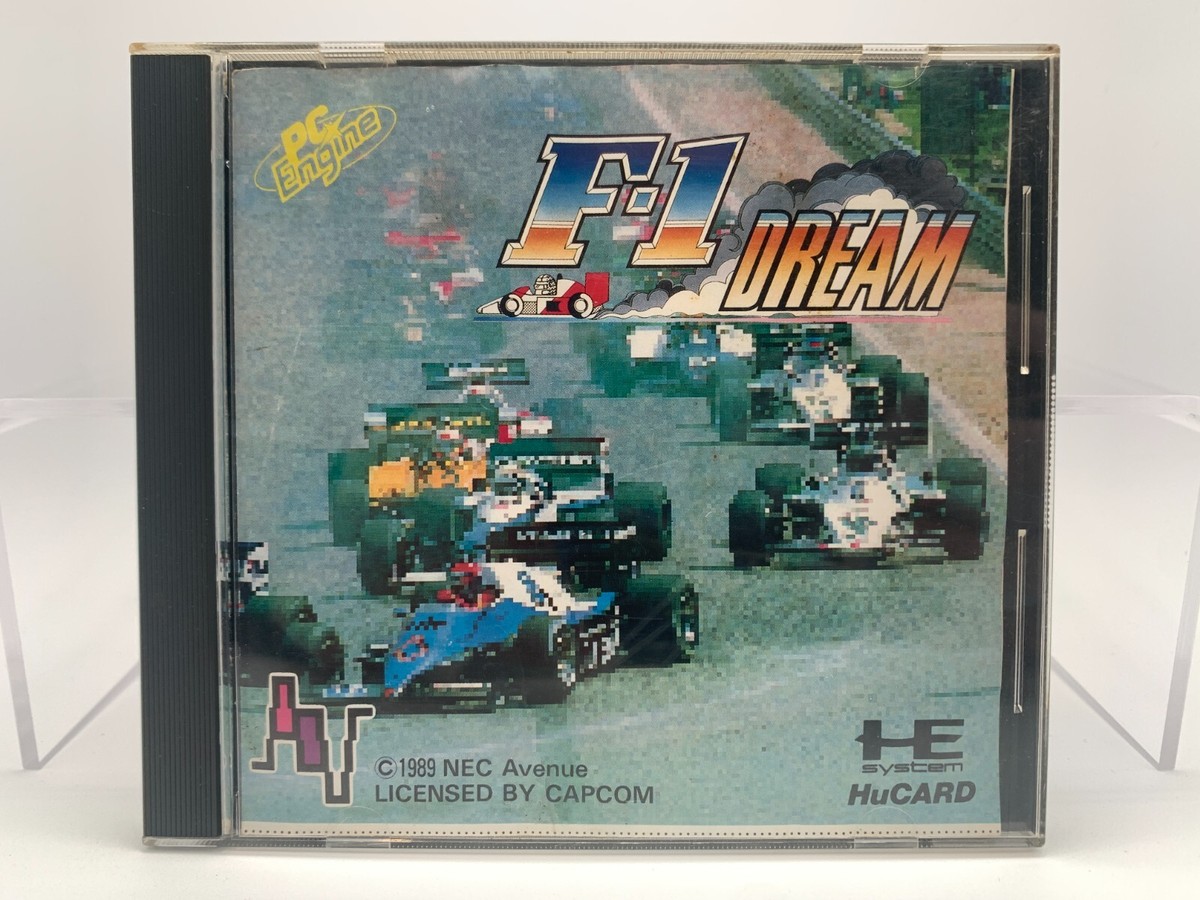 PCエンジン ソフト エフワン ドリーム F-1 DREAM PC Engine HuCard Japan TurboGrafx With Case & Manual